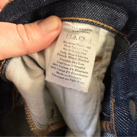 Everlane - High Rise Skinny Jean in Dark Indigo, 32 Ankle - Picture 7 of 15